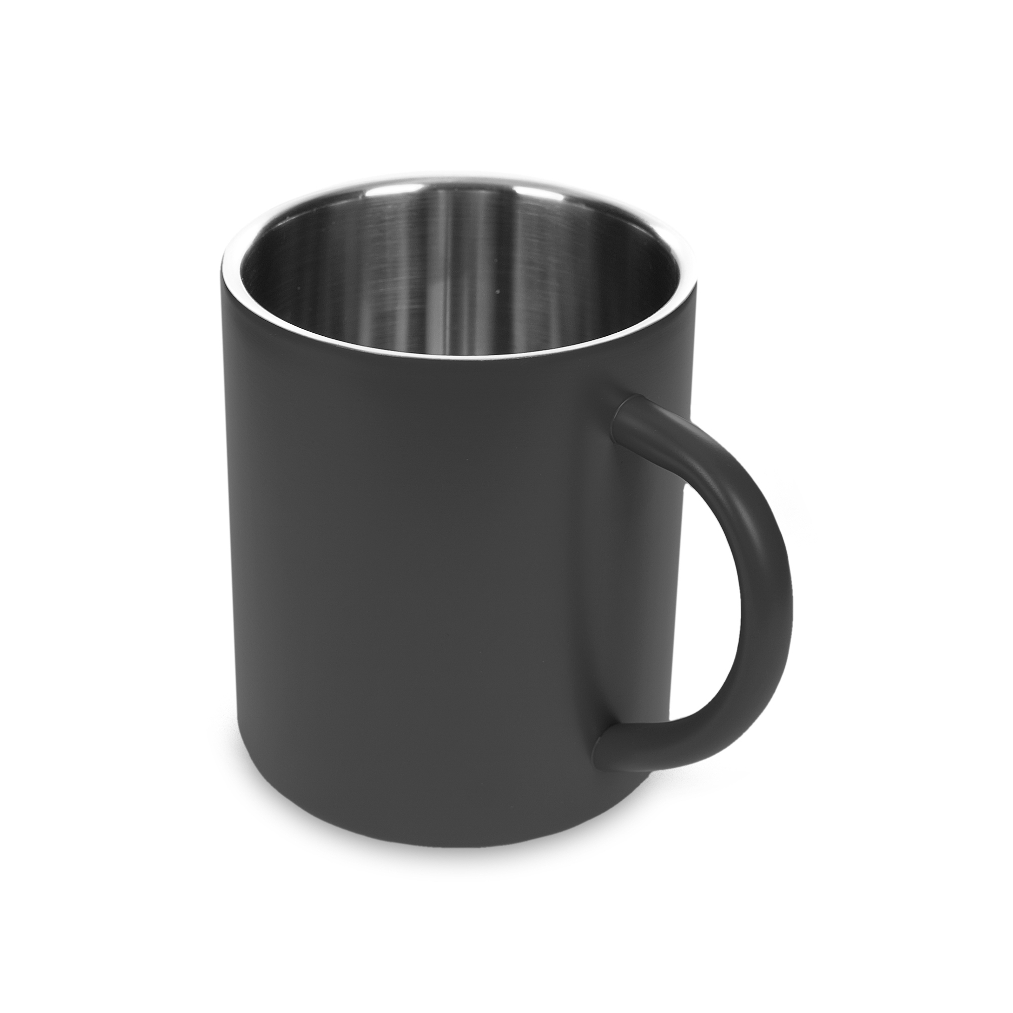 23-1 DORTMUND Mug stainless steel 310 ml black