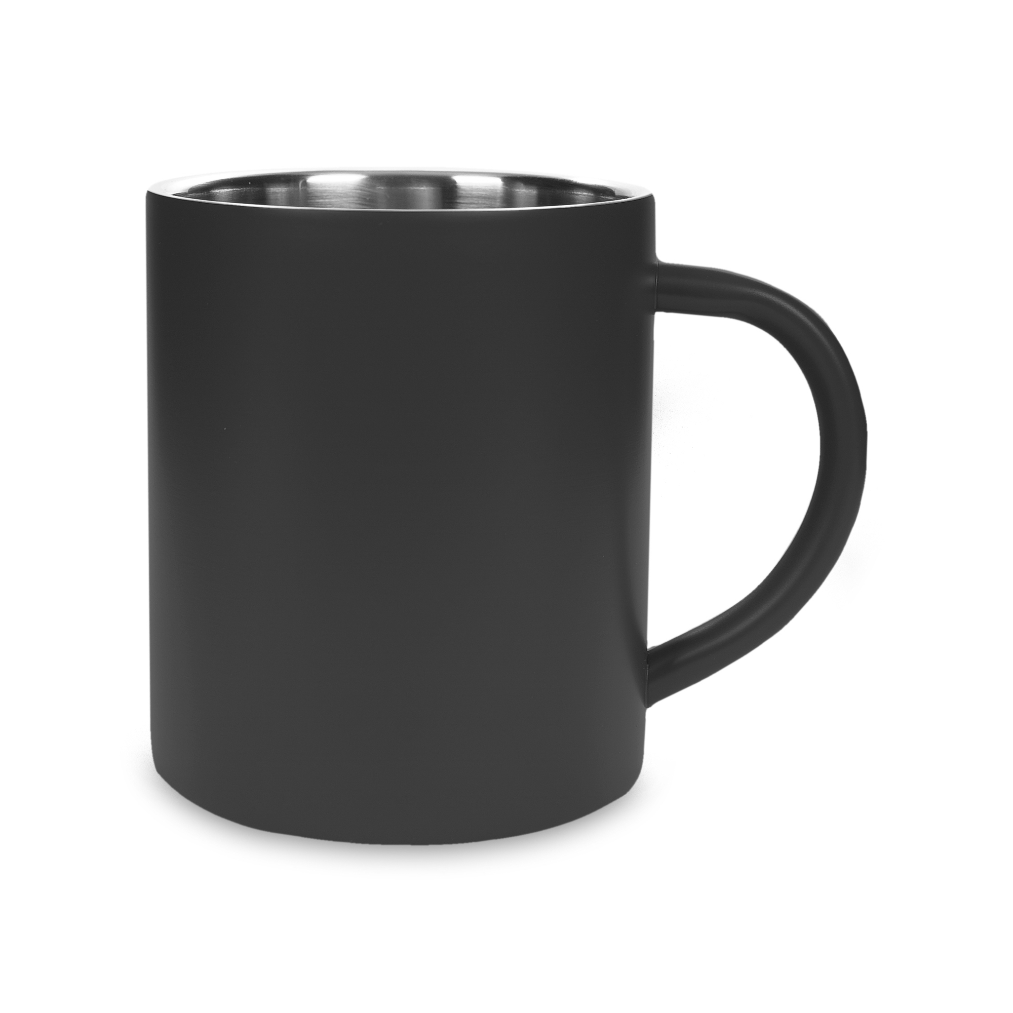 24-1 DORTMUND Mug stainless steel 310 ml black