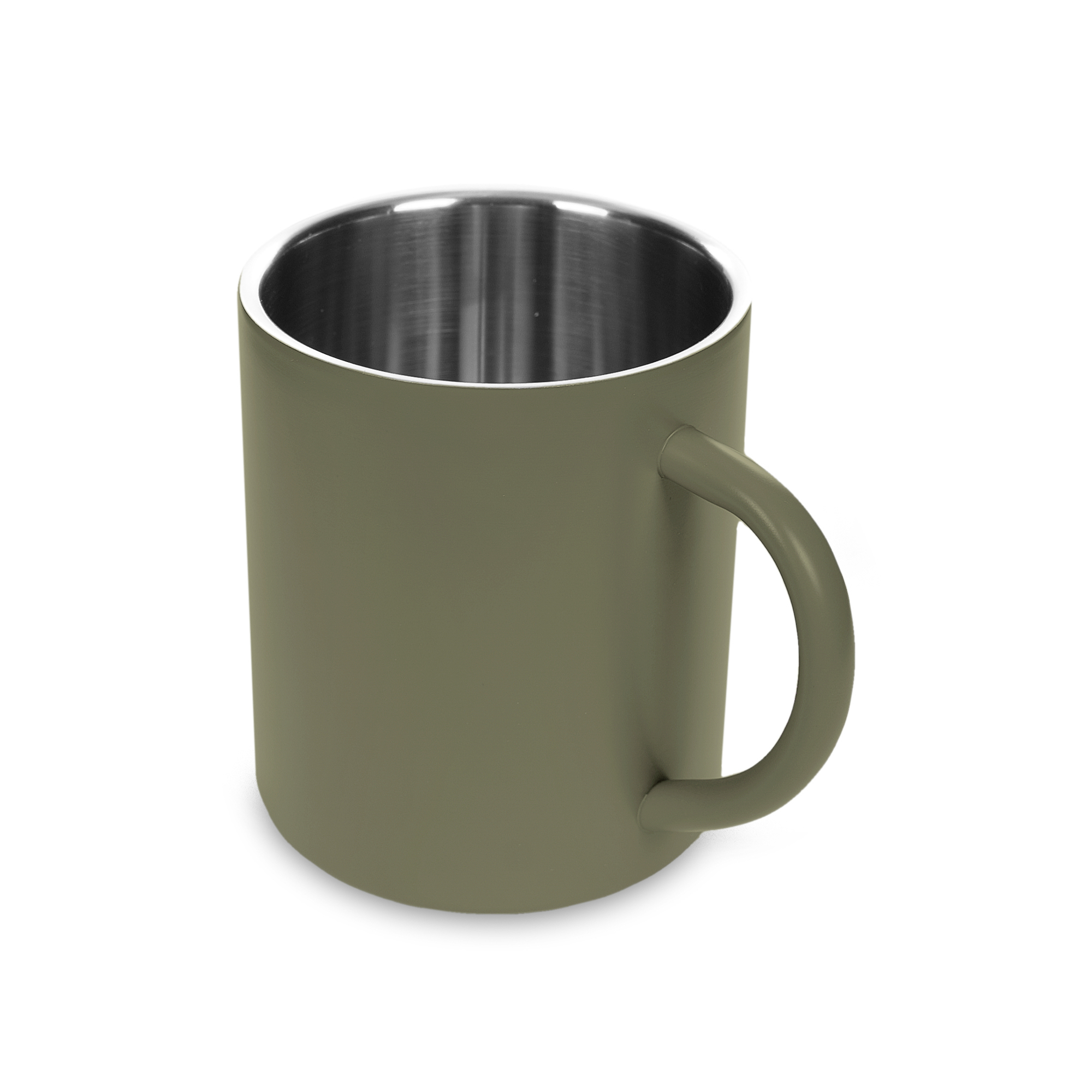 DORTMUND Mug stalinless steel 310 ml green khaki matte