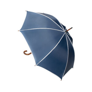 Oxford Umbrella with trim navy blue