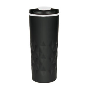 BOSTON Thermal mug 400 ml black-white