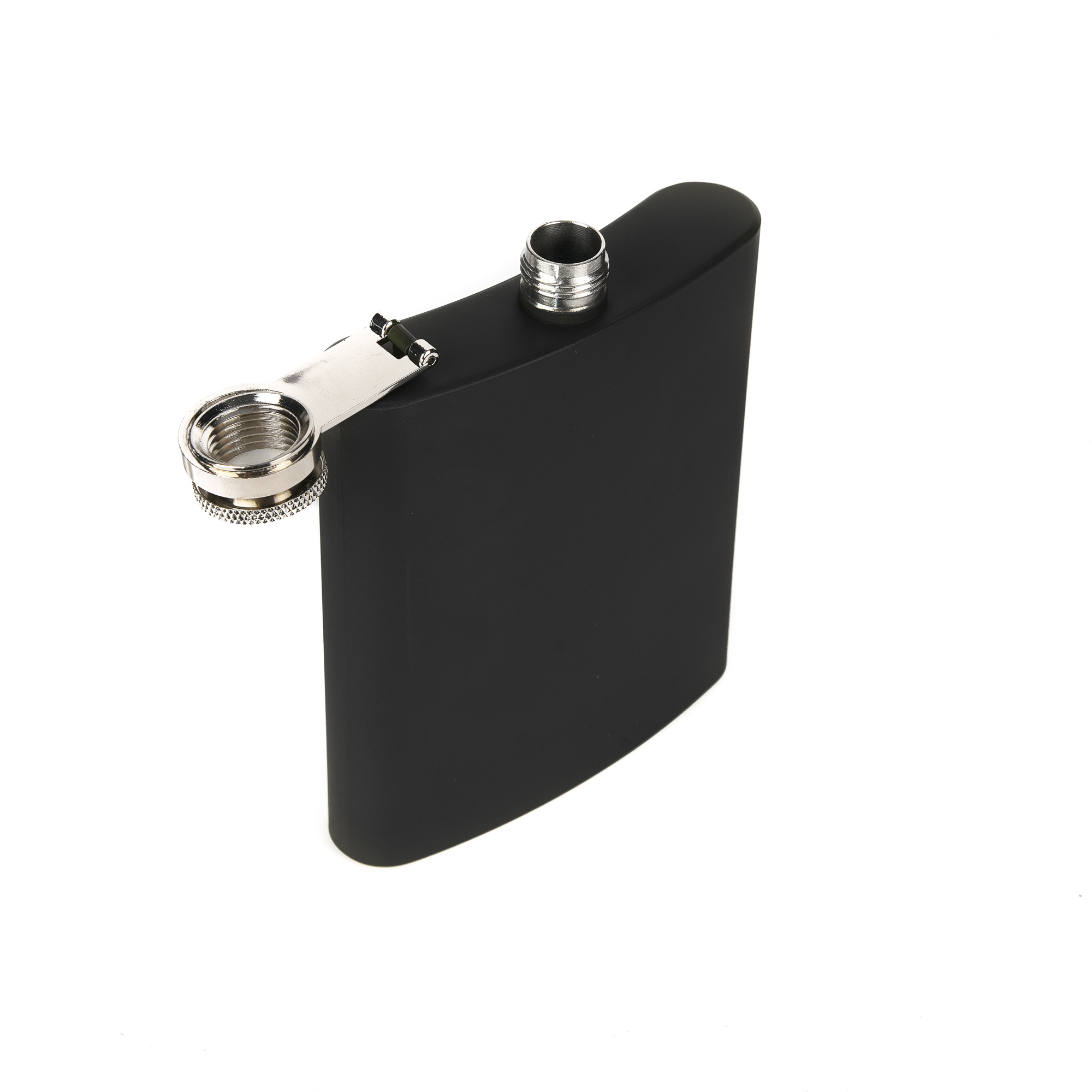 DSC_2737-2 Piersiówka HOUSTON matowa 200 ml czarna