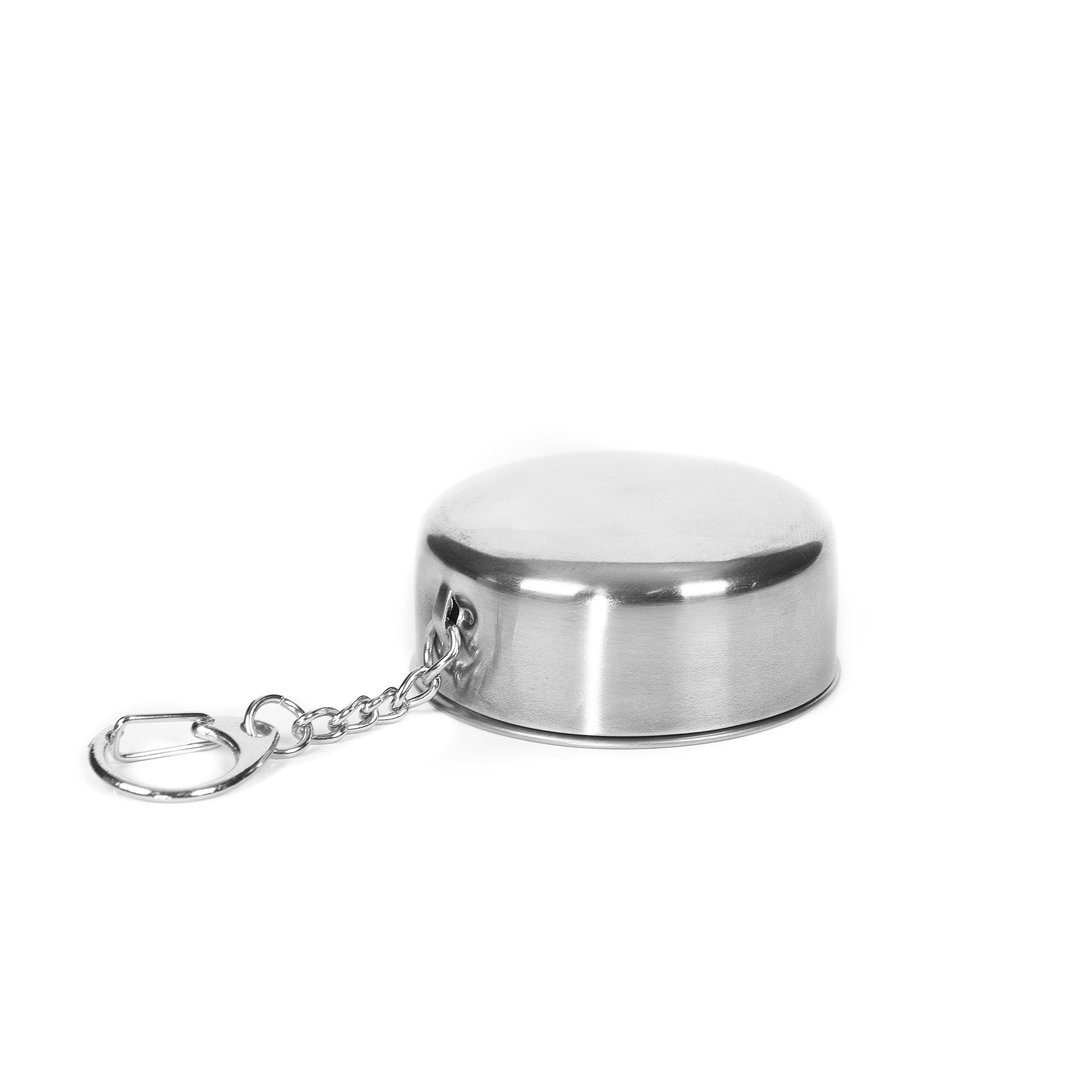 DSC_2750 MIŃSK Foldable stainless steel drinking cup 65 ml silver