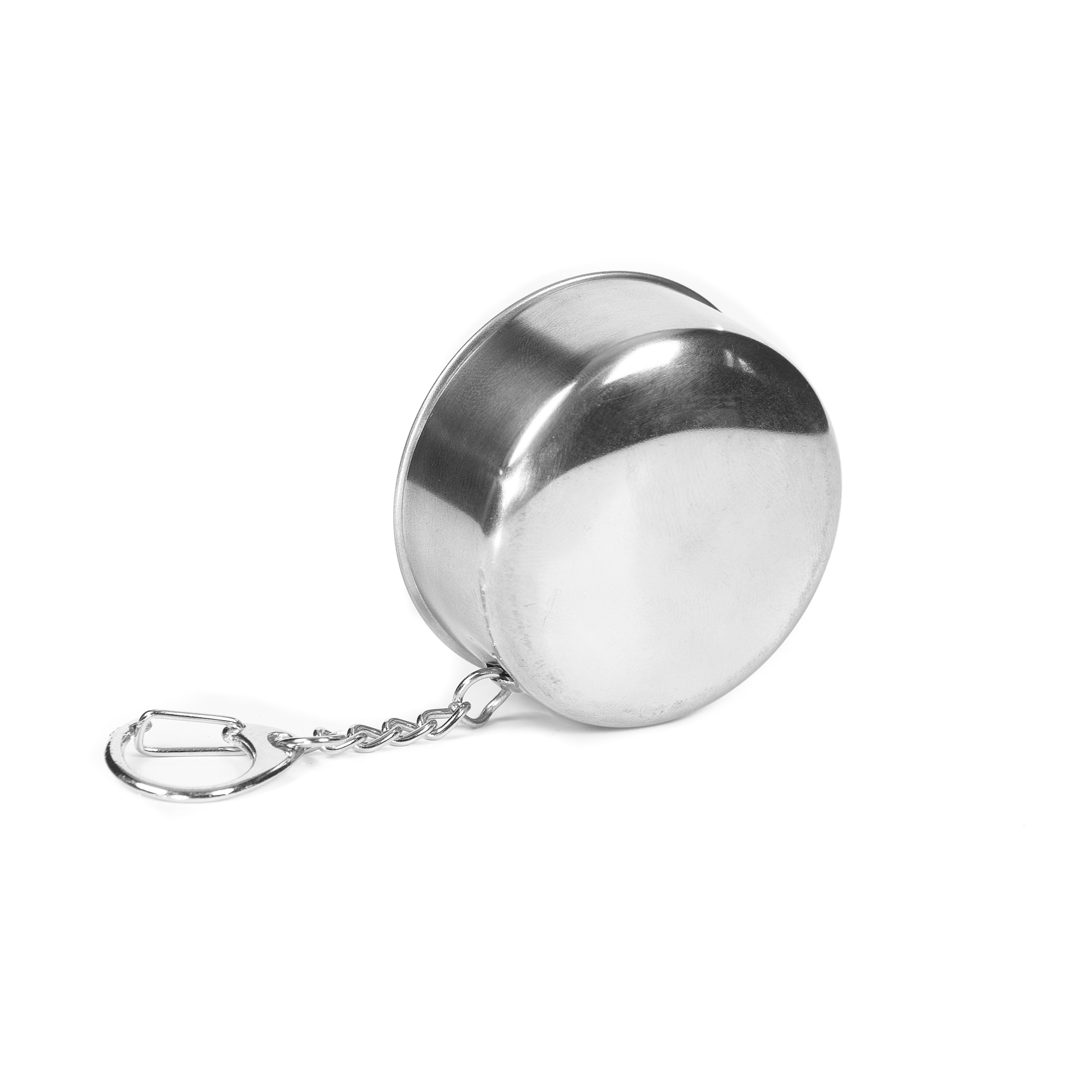 DSC_2751 MIŃSK Foldable stainless steel drinking cup 65 ml silver