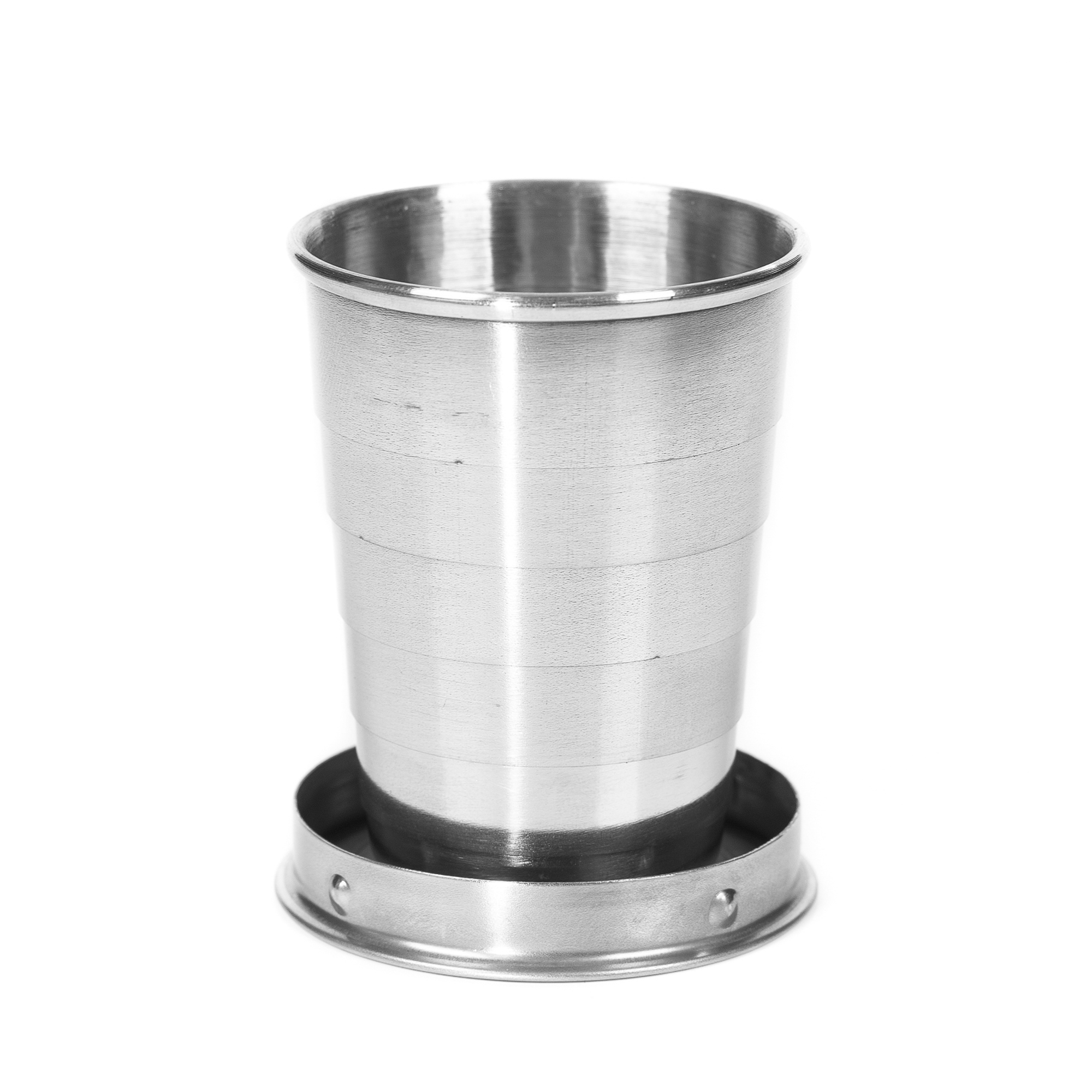 MIŃSK Foldable stainless steel drinking cup 65 ml silver