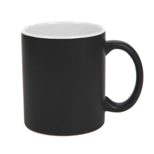 Kubek Classic Matt 330 ml czarno-biały