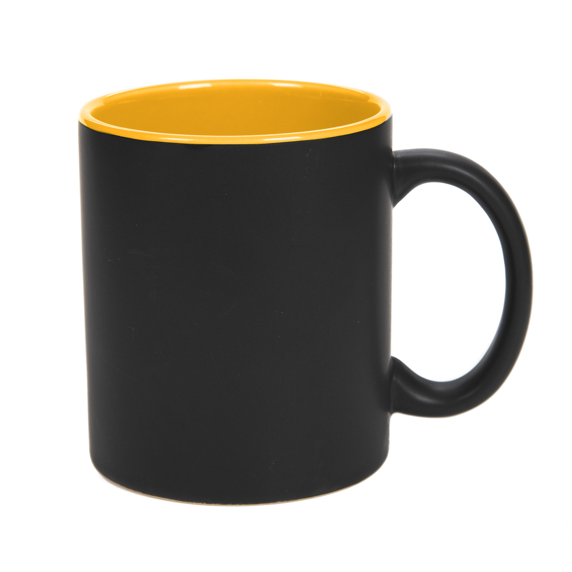 H3001M-37-Classic-matt-czarno-zolty Kubek CLASSIC MATT 330ml czarno-żółty