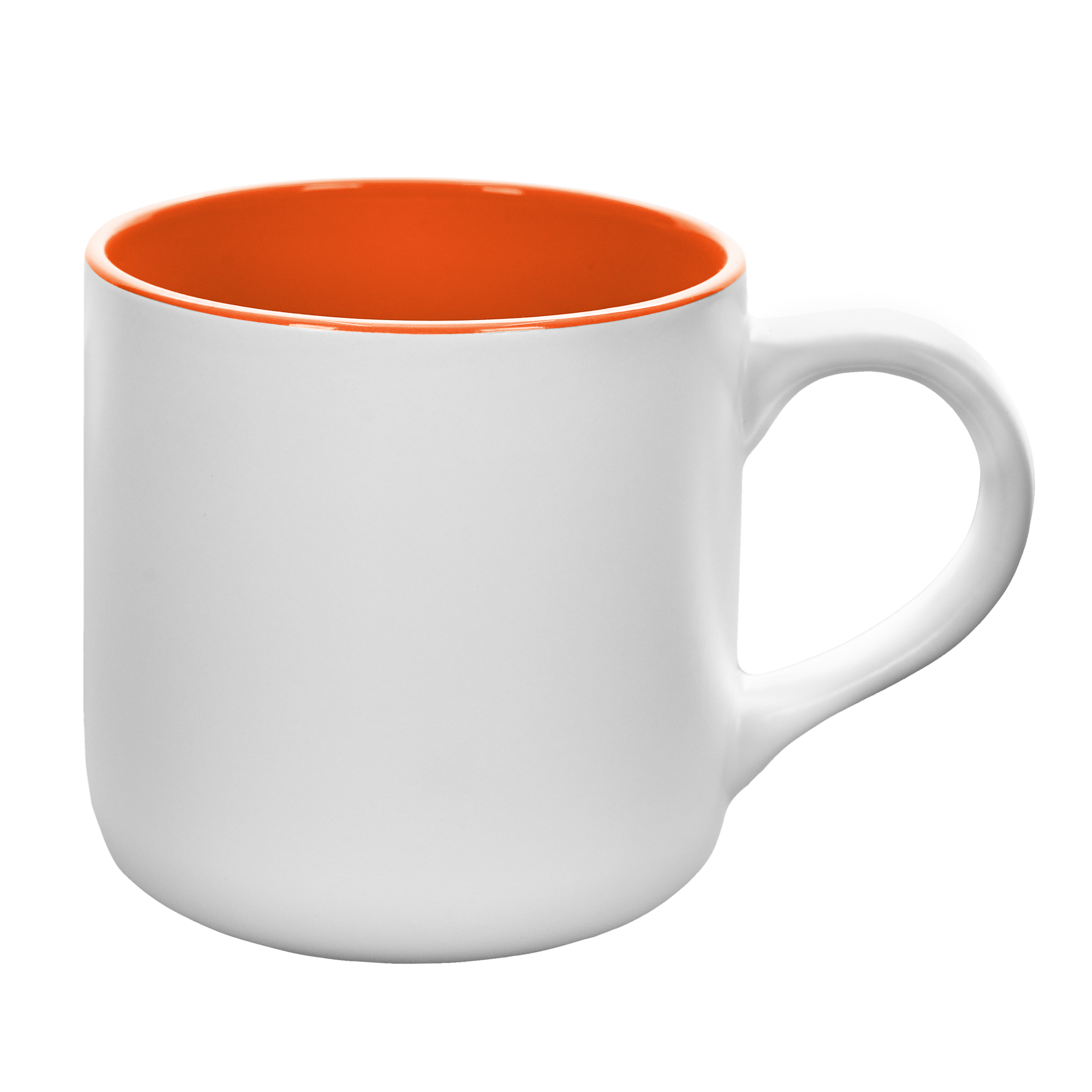 H3005-67-1 KING mug 380 ml white-orange