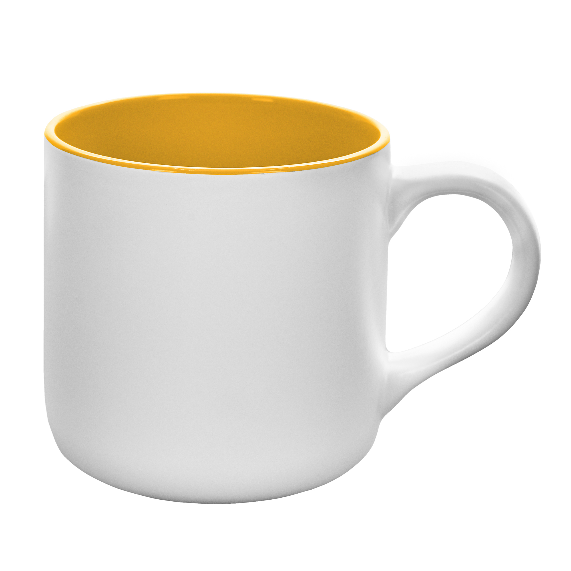 H3005-68-1 KING mug 380 ml white-yellow