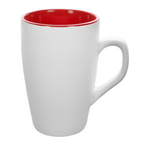 QUEEN mug 380 ml white and red