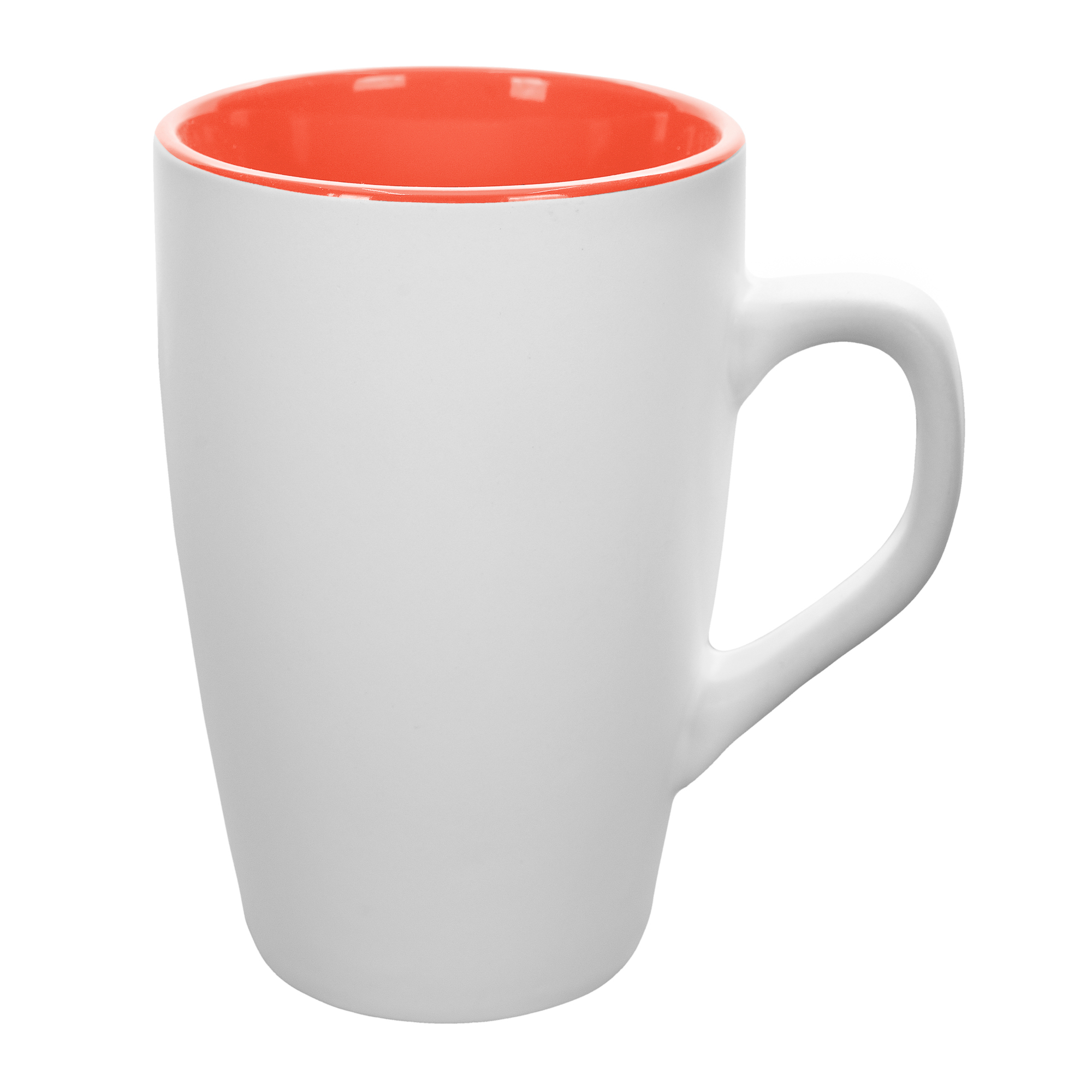 H3006-67 QUEEN mug 380 ml white-orange