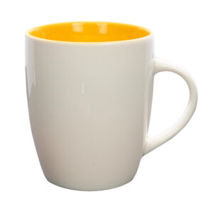 SPECIAL mug 270 ml white-yellow