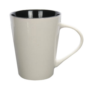 IZZY mug 310 ml white-black