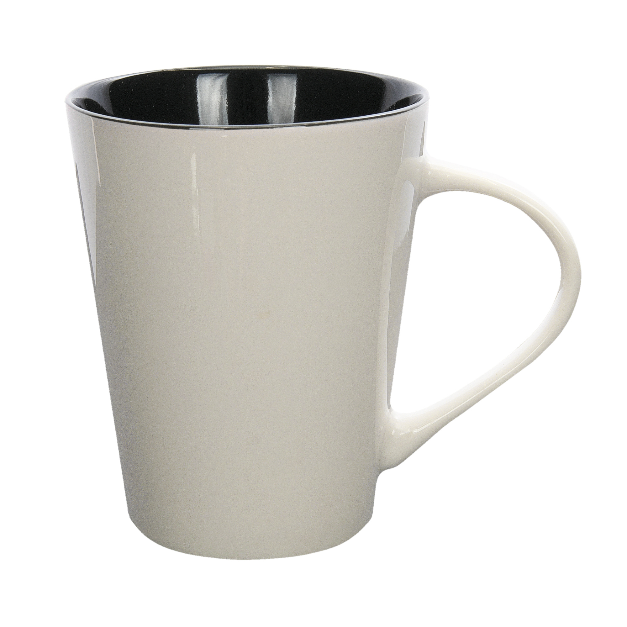 H3014-63-Izzy IZZY mug 310 ml white-black