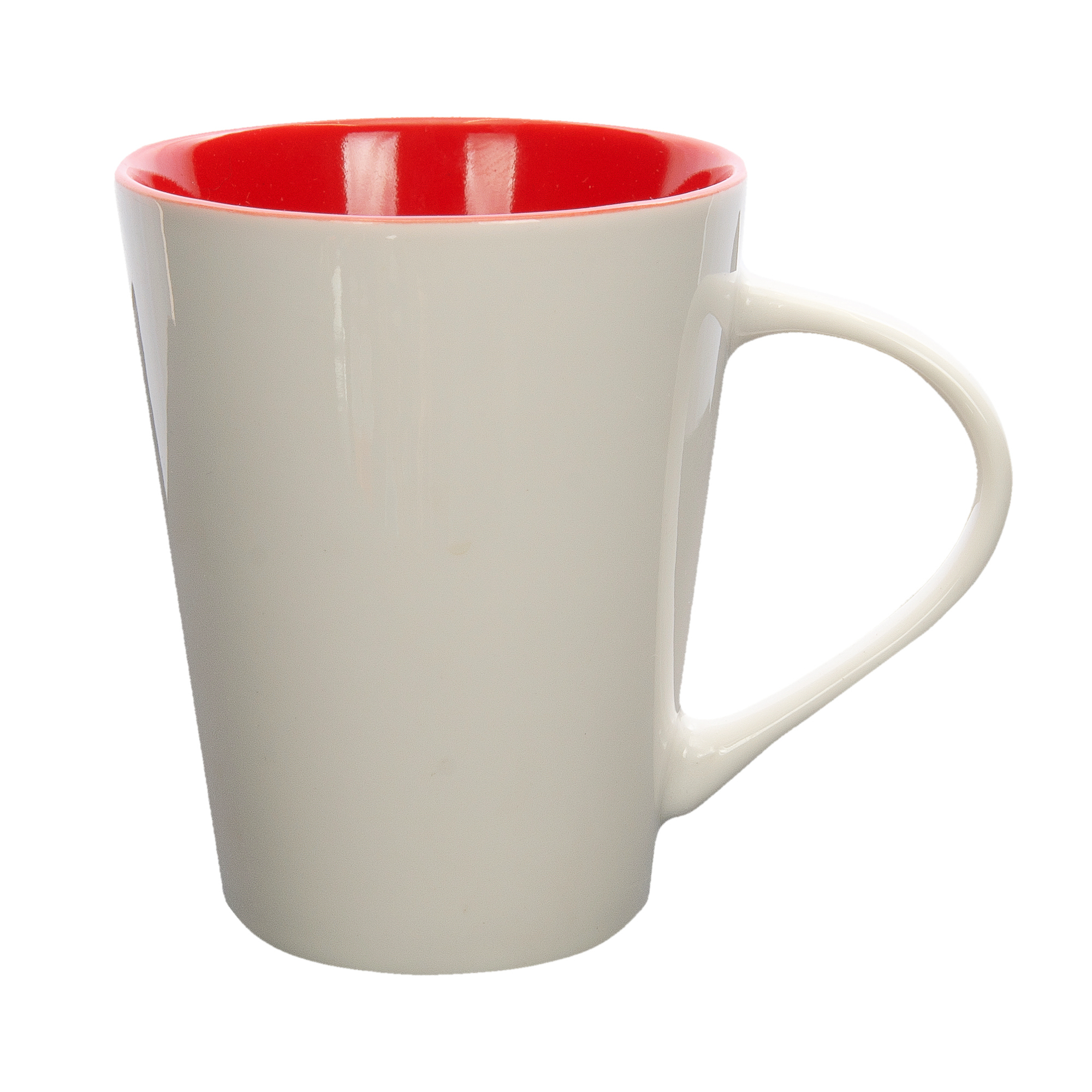 H3014-65-Izzy IZZY mug 310 ml white-red
