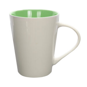 IZZY mug 310 ml white-green