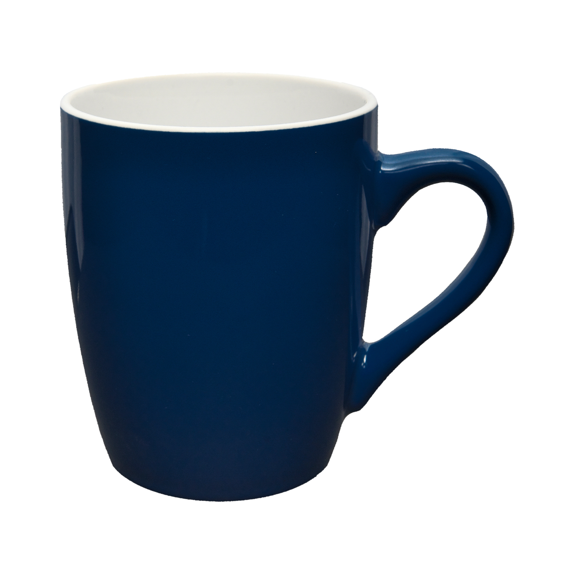 Kubek-polysk-granatowy-1 KULT mug 320 ml navy blue- white