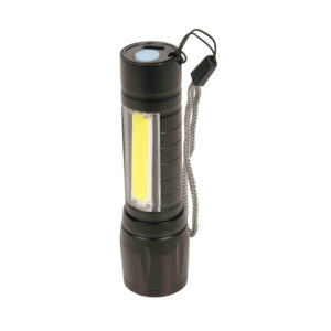 OSAKA flashlight with USB black