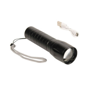 OSAKA flashlight with USB black
