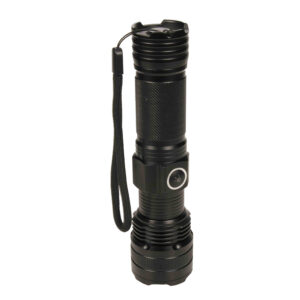 KIOTO flashlight strong with USB black