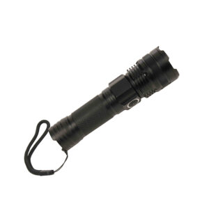 KIOTO flashlight strong with USB black