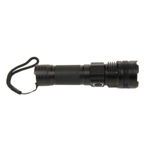 KIOTO flashlight strong with USB black