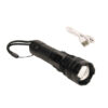KIOTO flashlight strong with USB black