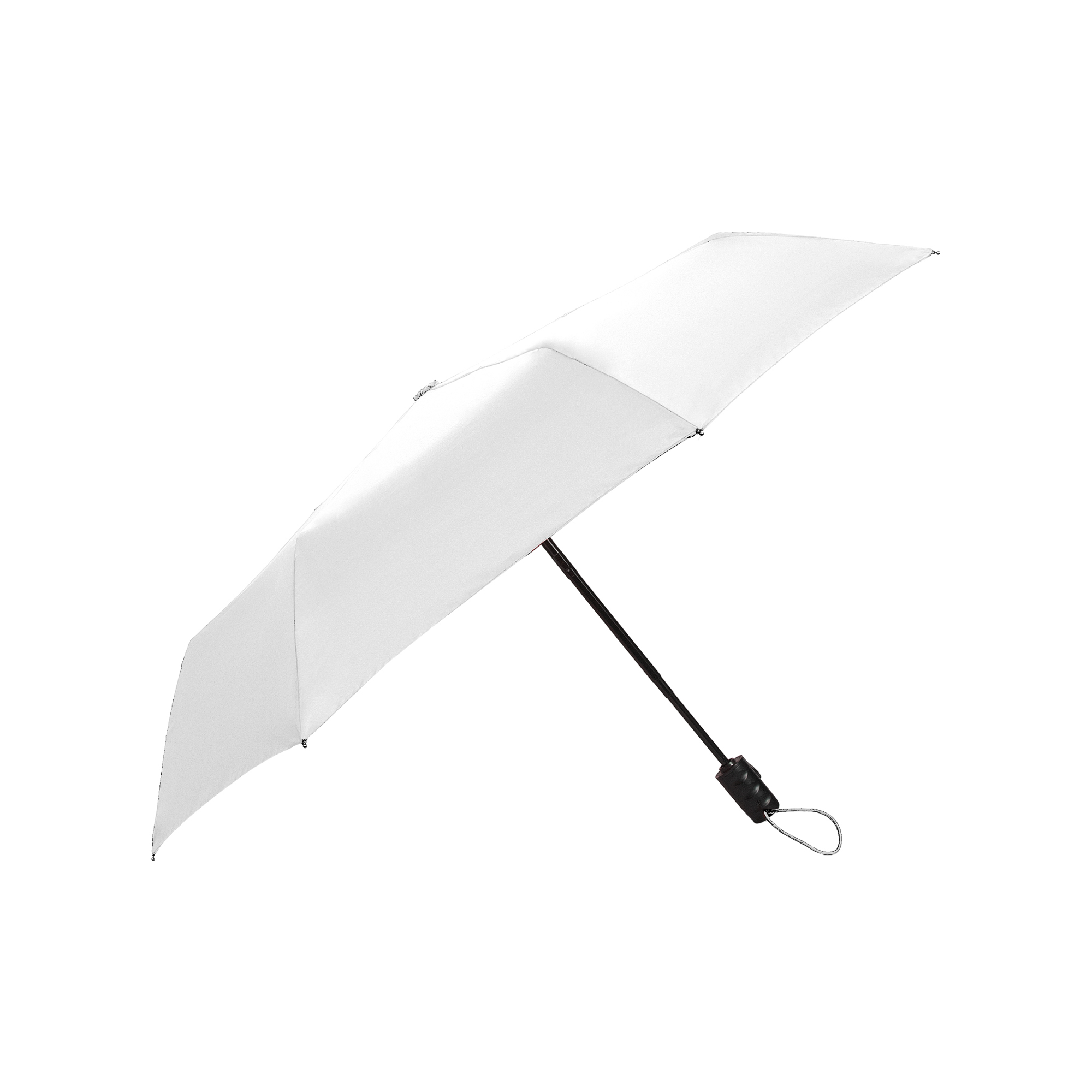 LEEDS Folding umbrella white