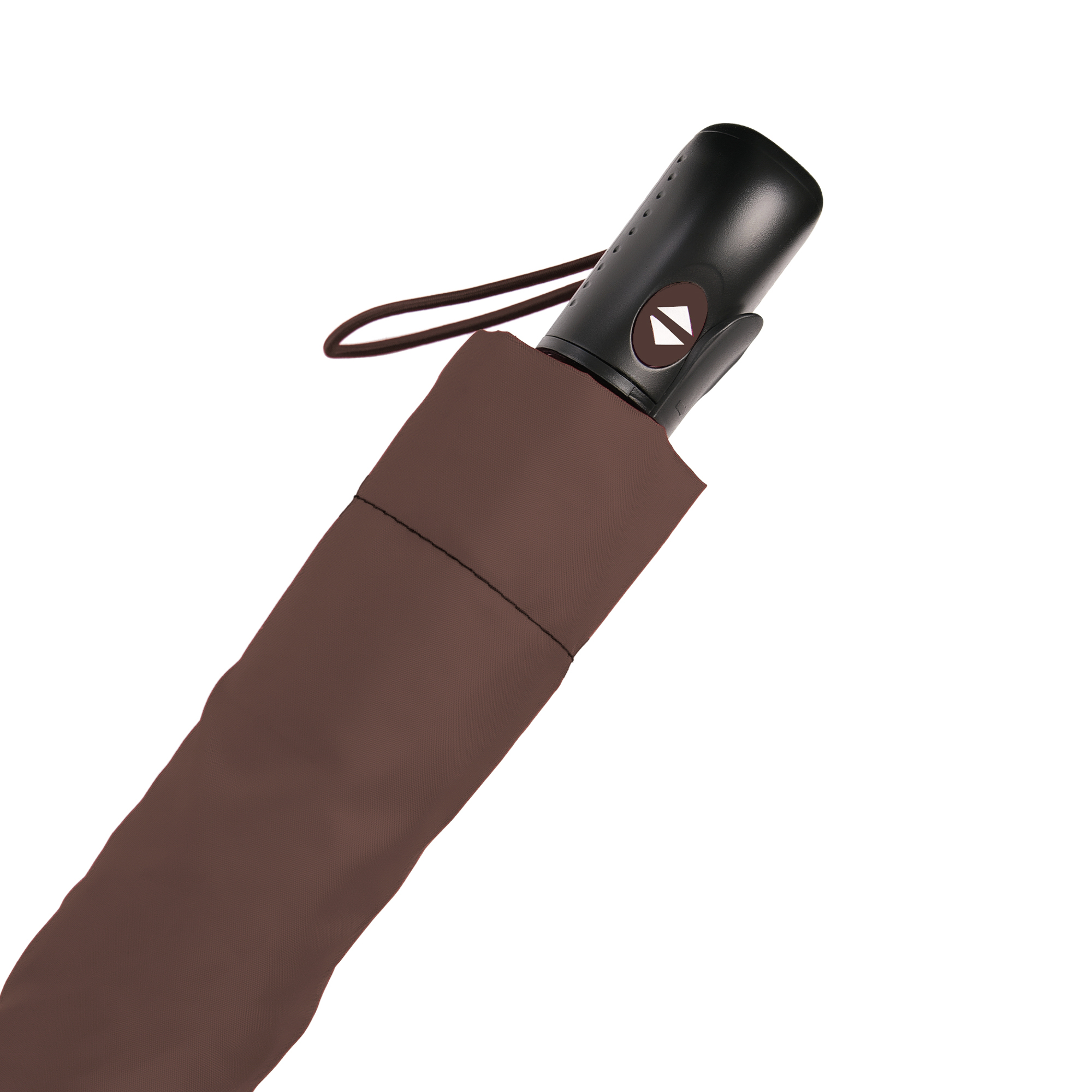Leeds-Brazowy-2-1 LEEDS Folding umbrella brown