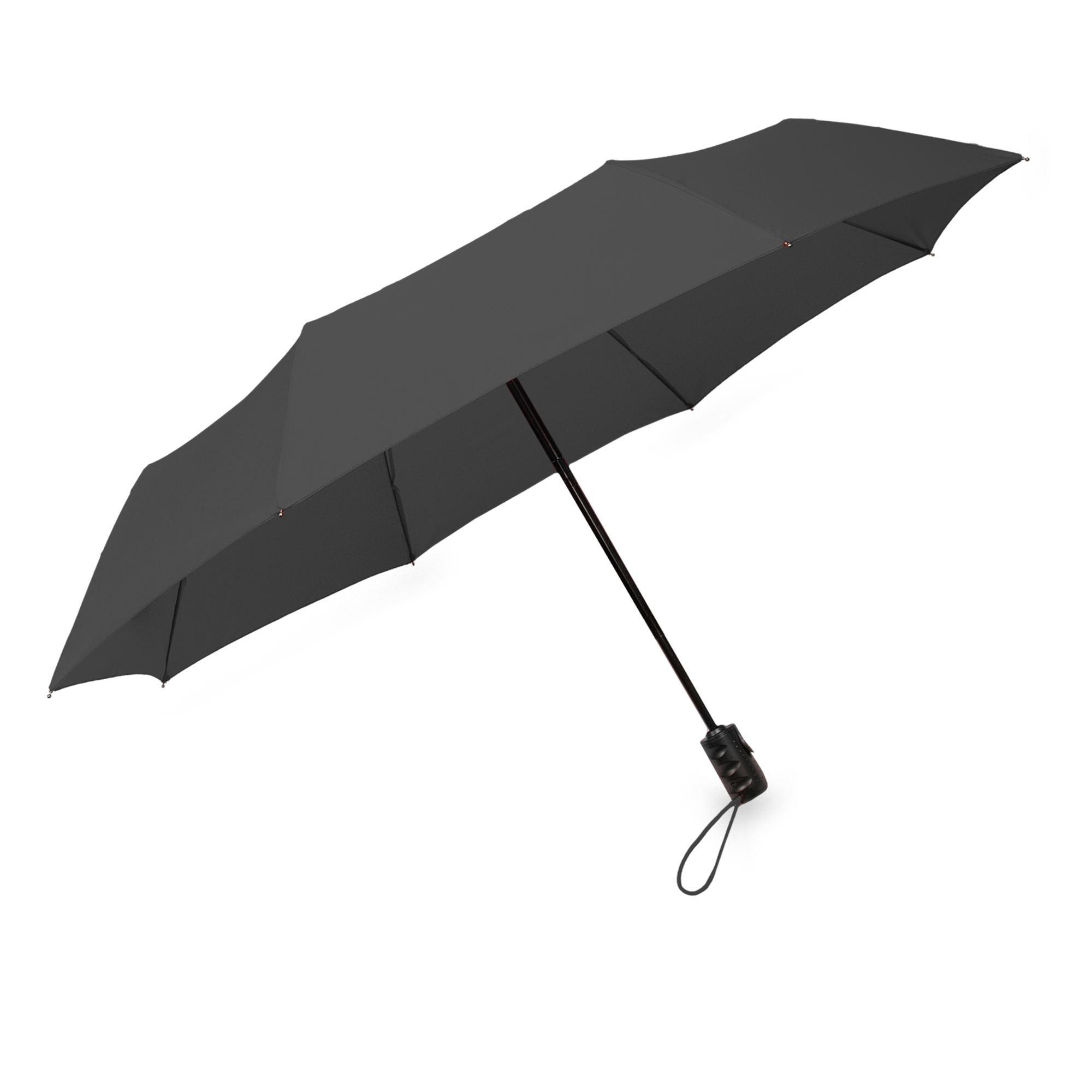 Leeds-Czarny-4-II-1 LEEDS Folding umbrella black