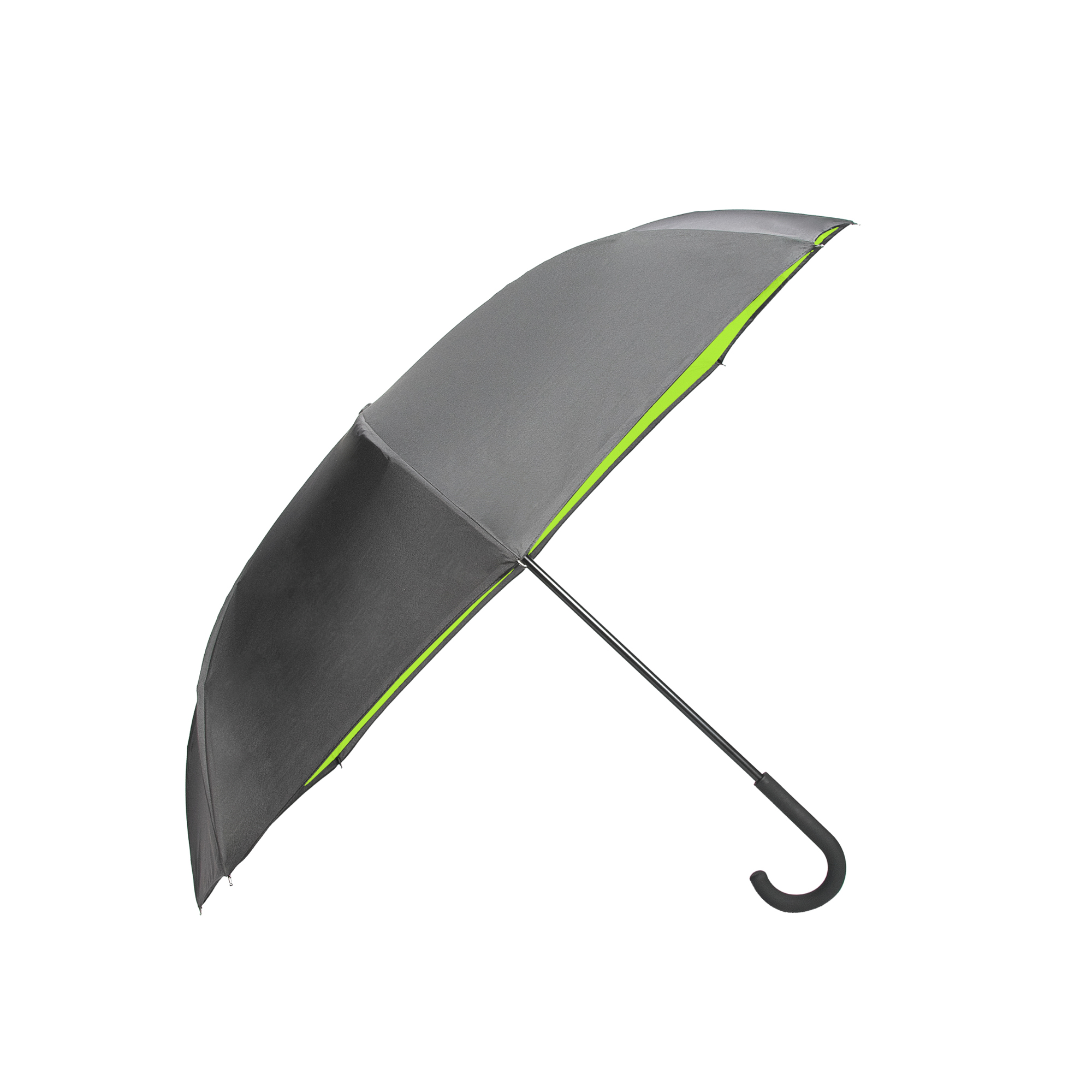 ODWROCONY-Limonka-5-1 REVERSED Umbrella black-green