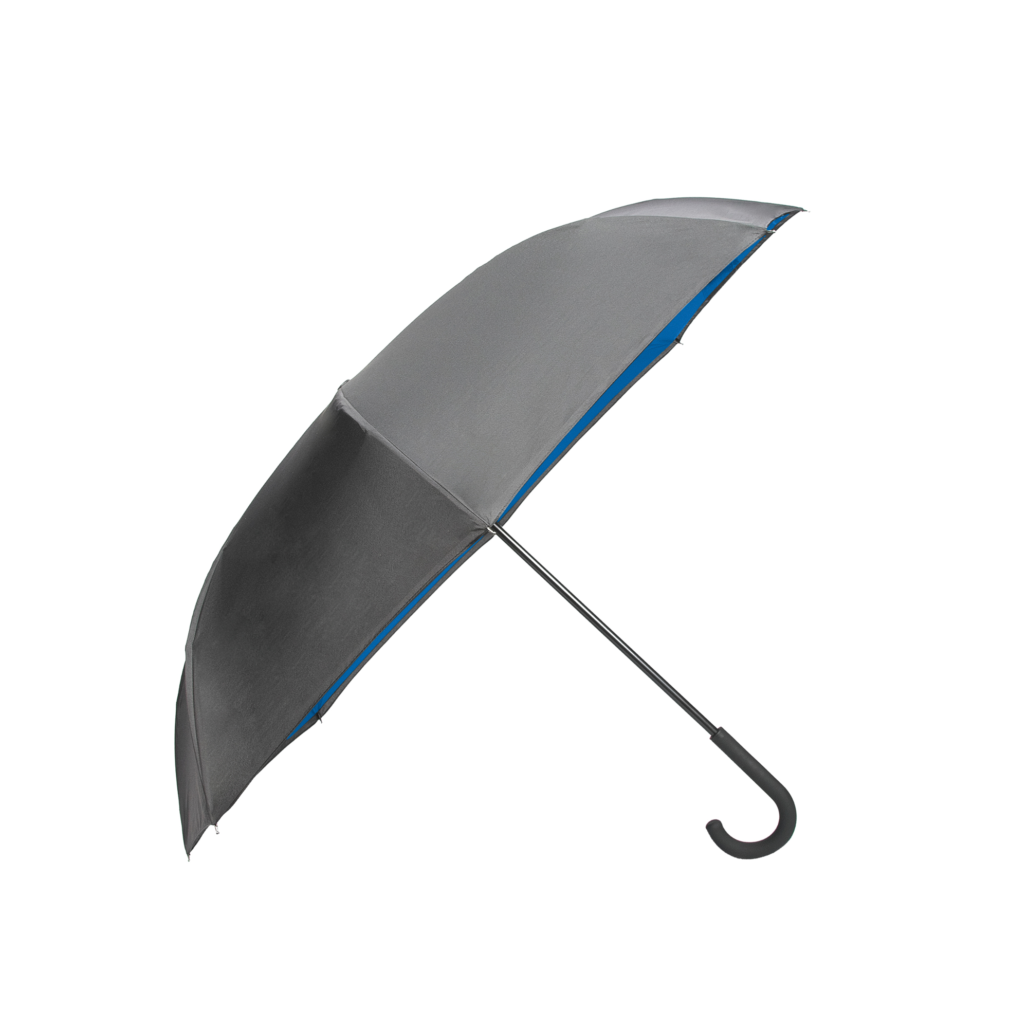 ODWROCONY-Niebieski-5-1 REVERSED Umbrella black-blue