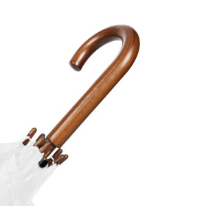 OXFORD sublimation umbrella with wooden handle white