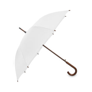 OXFORD sublimation umbrella with wooden handle white