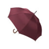 OXFORD umbrella with wooden handle Burgundy