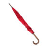OXFORD Umbrella with wooden handle red