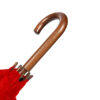 OXFORD Umbrella with wooden handle red
