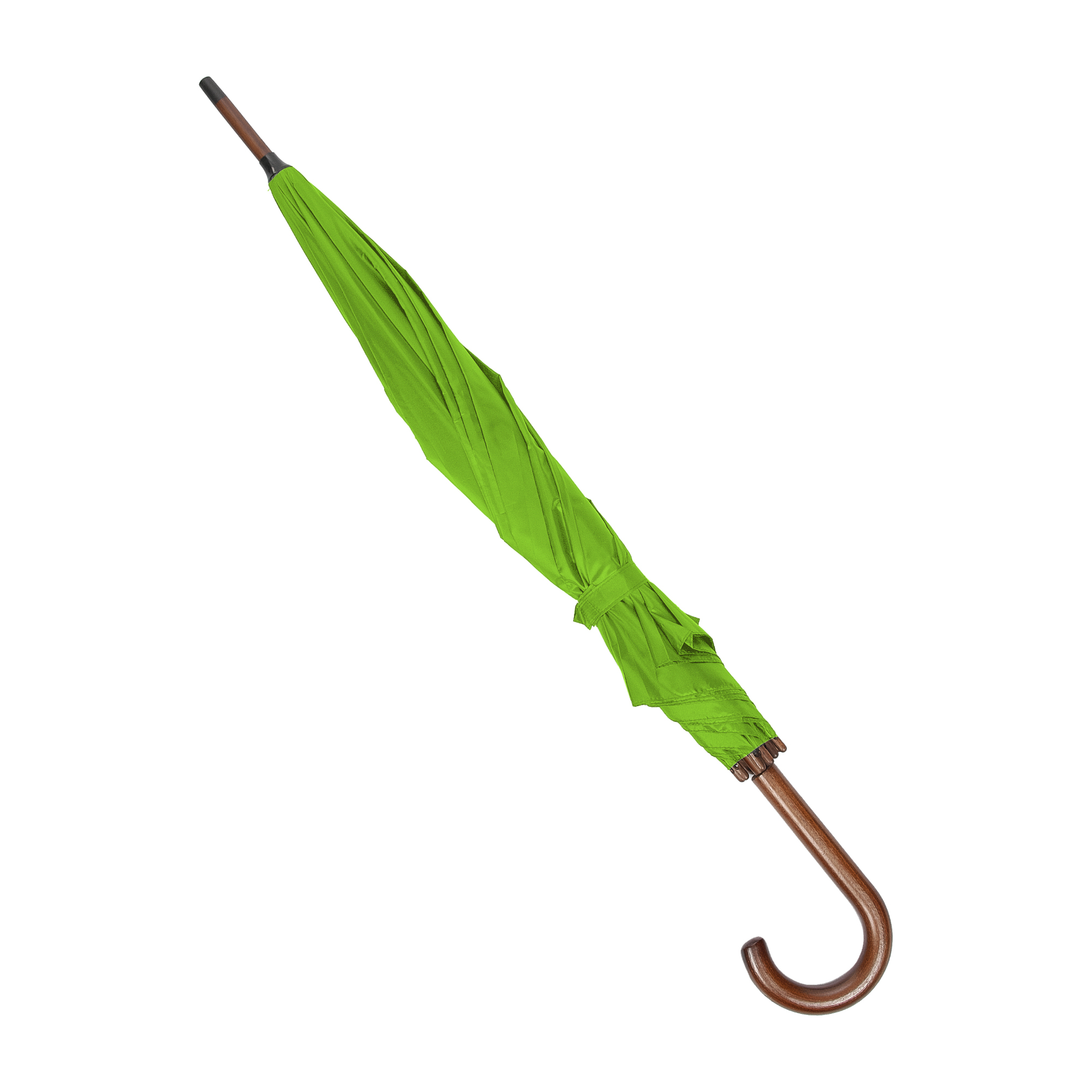 OXFORD-Jasnozielony-1-2 Parasol OXFORD z drewniana rączką limonkowy