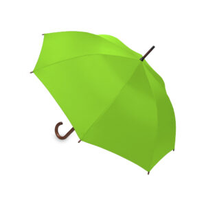 Parasol OXFORD z drewniana rączką limonkowy