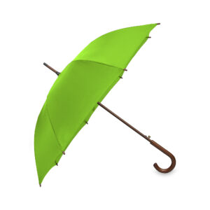 Parasol OXFORD z drewniana rączką limonkowy