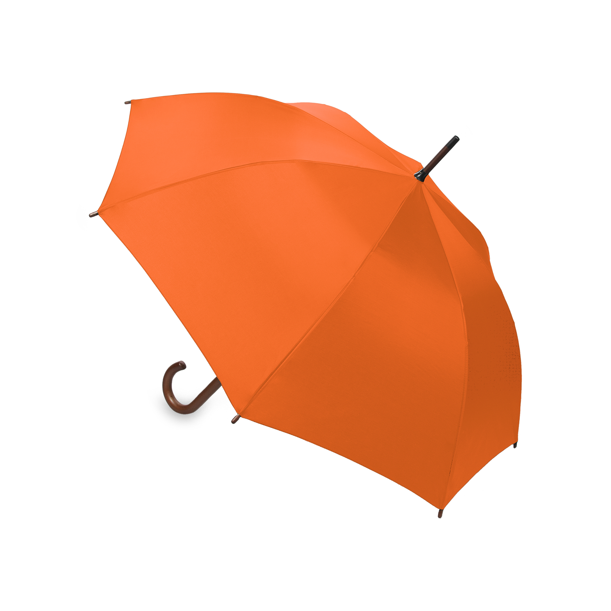 Parasol OXFORD z drewnianą rączką pomarańczowy