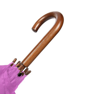 OXFORD Umbrella with wooden handle purple