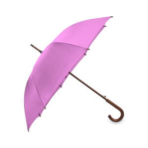 OXFORD Umbrella with wooden handle purple