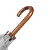 OXFORD Umbrella wih wooden handle gray