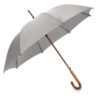 OXFORD Umbrella wih wooden handle gray