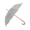 OXFORD Umbrella wih wooden handle gray