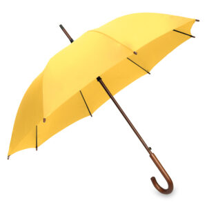OXFORD-Zolty-4.1-ver OXFORD Umbrella with wooden handle yellow