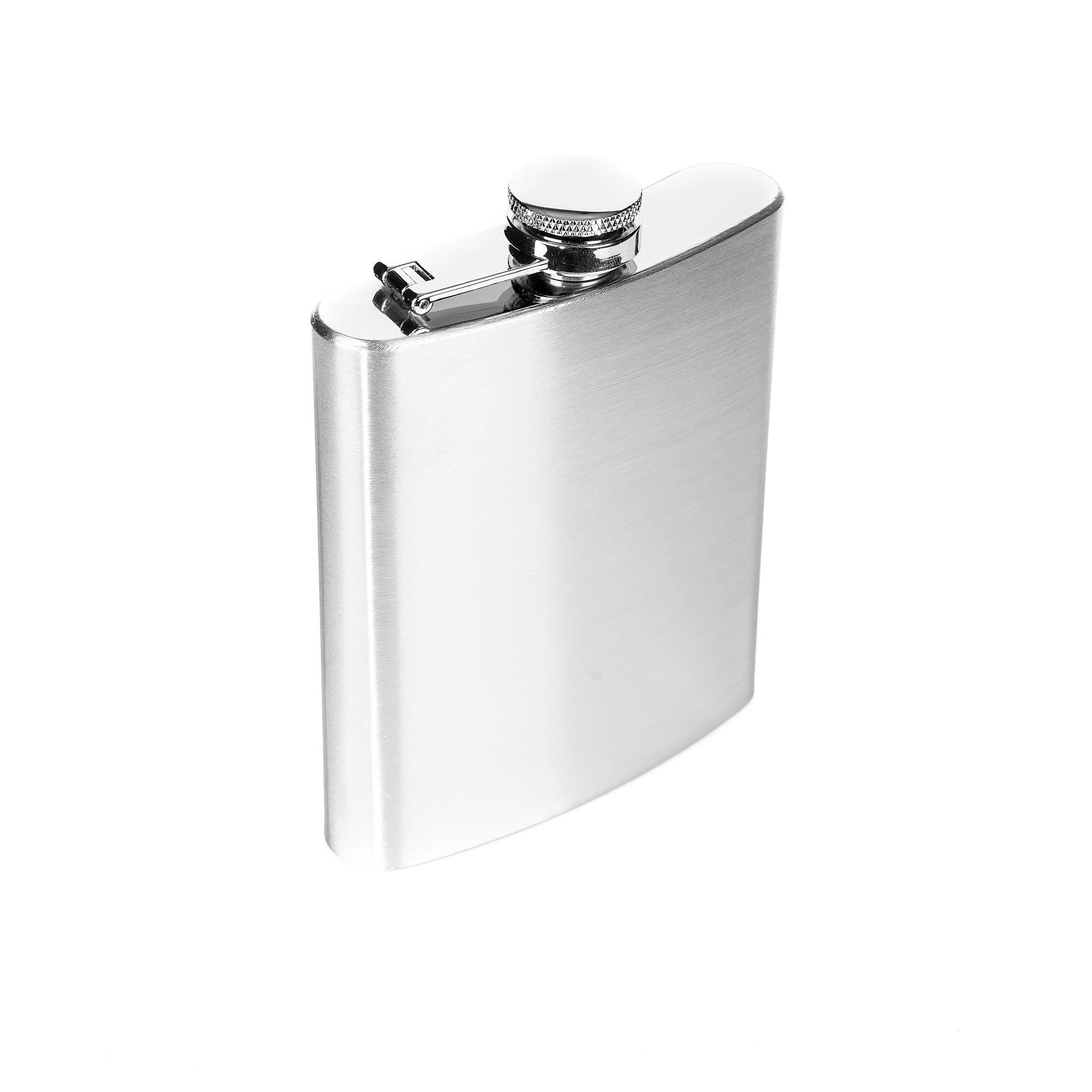 Piersiowka-srebrna-3 Piersiówka HOUSTON z połyskiem 200 ml srebrna