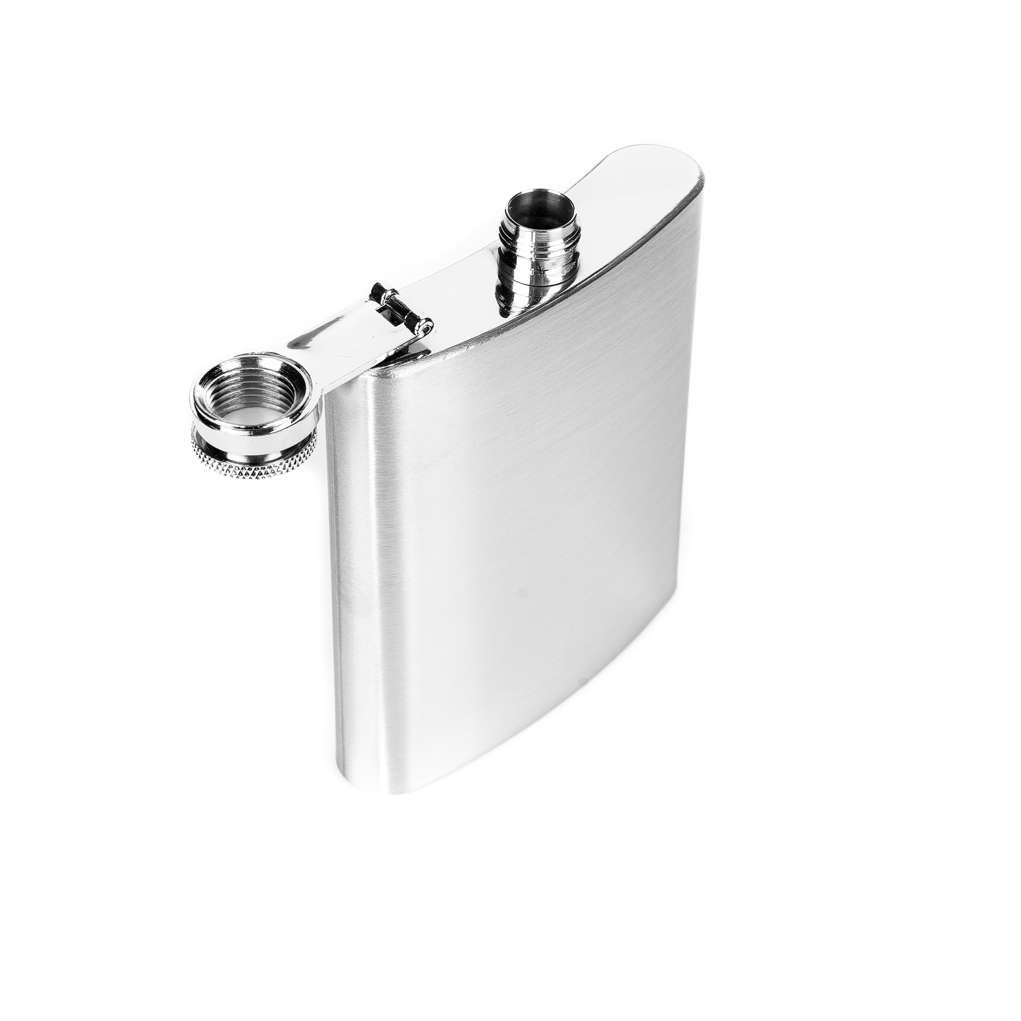 Piersiowka-srebrna-4 Piersiówka HOUSTON z połyskiem 200 ml srebrna