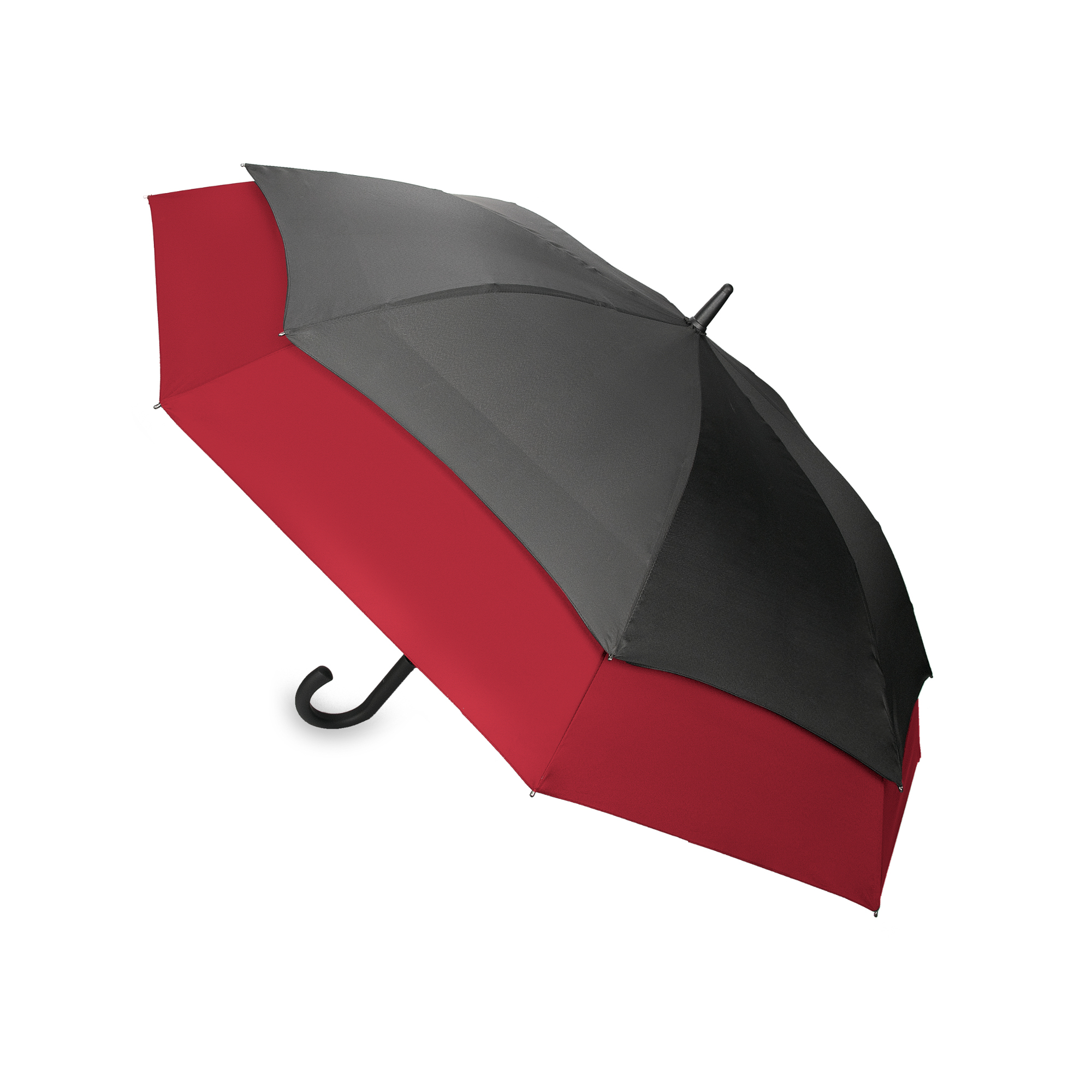 Parasol MANCHESTER sztormowy czarno-czerwony